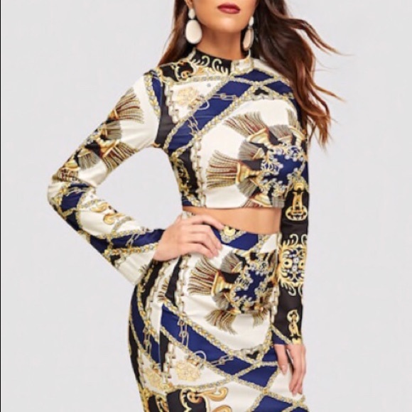 💙Crop Skirt Set💙 - Picture 2 of 6